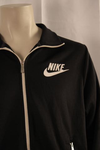 Chaqueta Retro Nike Negra y Blanca Talla M