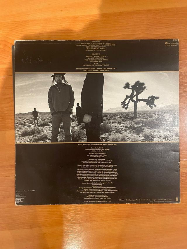 Vinilo U2 - The Joshua Tree