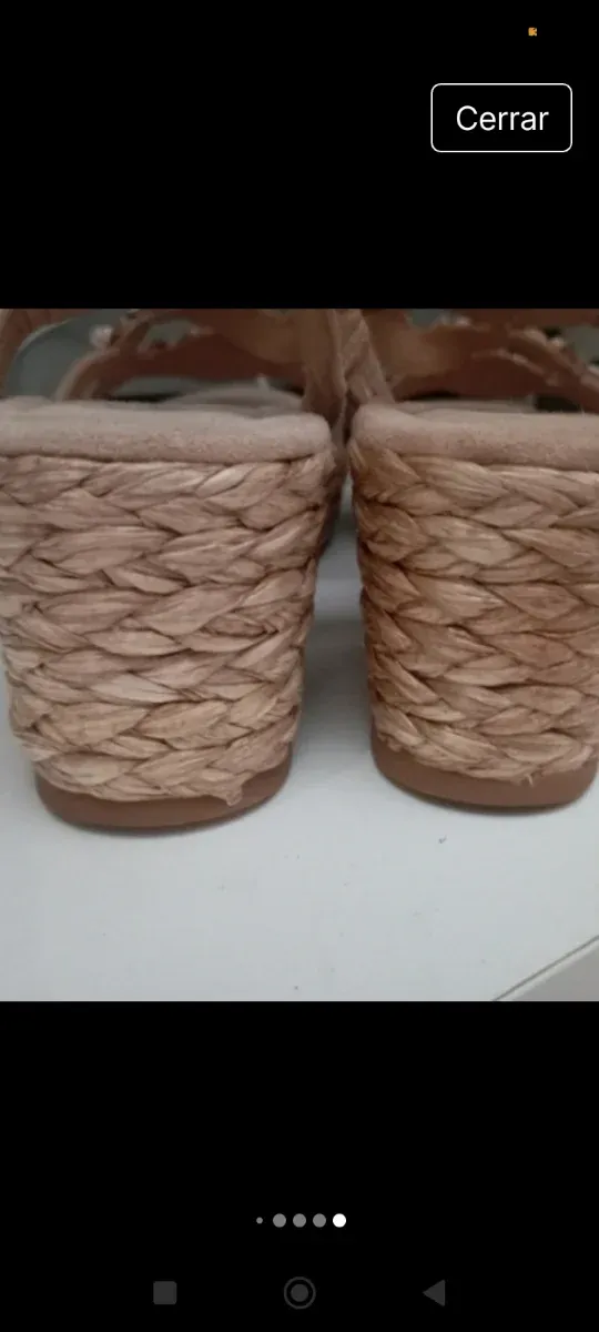 Zeppe Alma en Pena Beige e Dorate