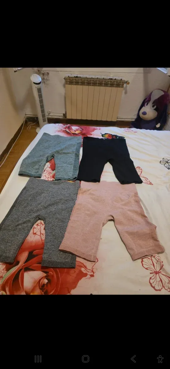 Leggings fruncidos talla M