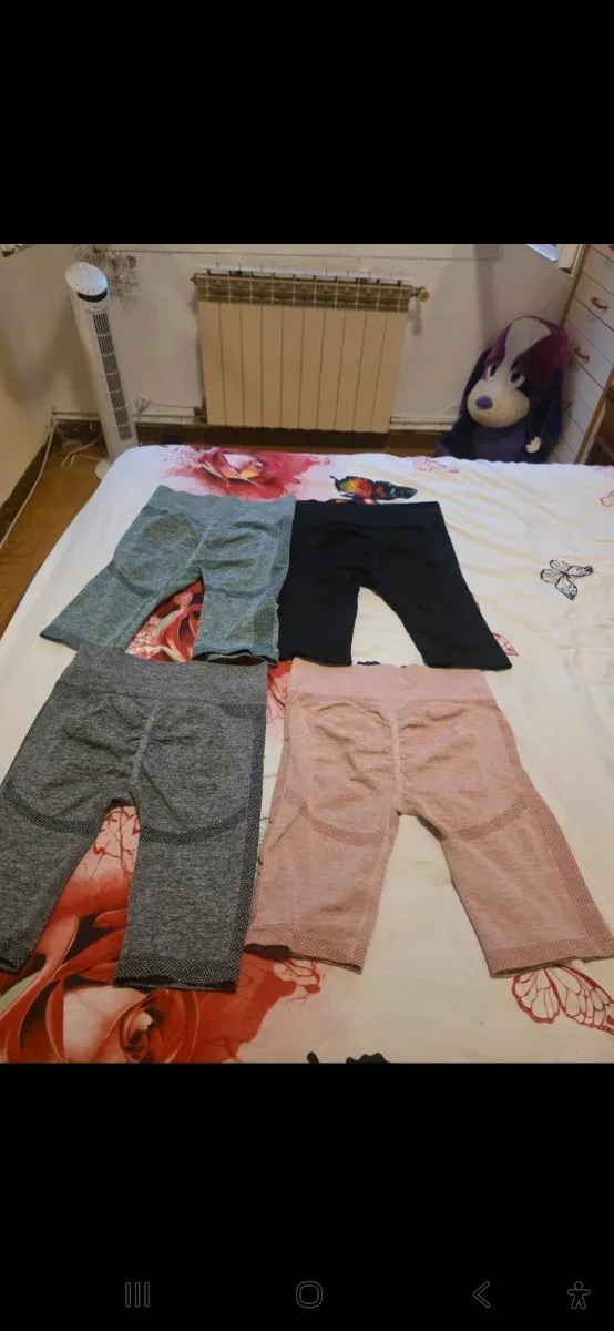 Leggings fruncidos talla M