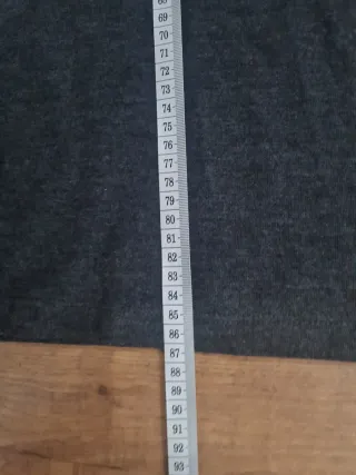 Vestido Túnica Zara Cuello Alto Gris Talla M