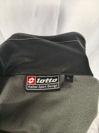 Chaqueta Lotto Negra Talla L Hecho en Italia