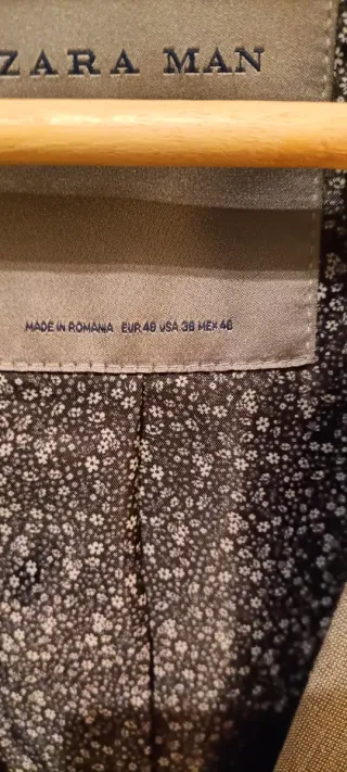 Americana Zara Hombre Gris