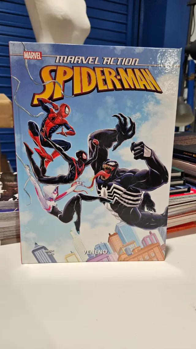 Marvel action spiderman. veneno 4