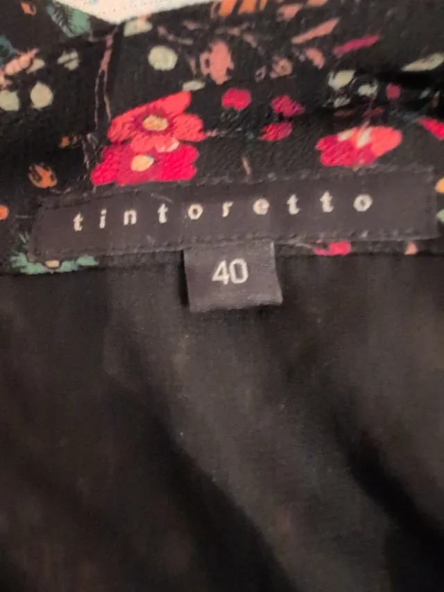 Vestido Tintoretto floral talla 40