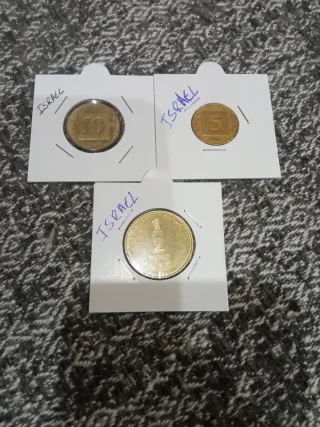Lote 3 Monedas Israel