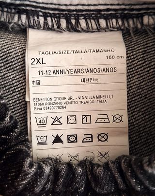 Jeans jogger Benetton taglia 11-12 anni