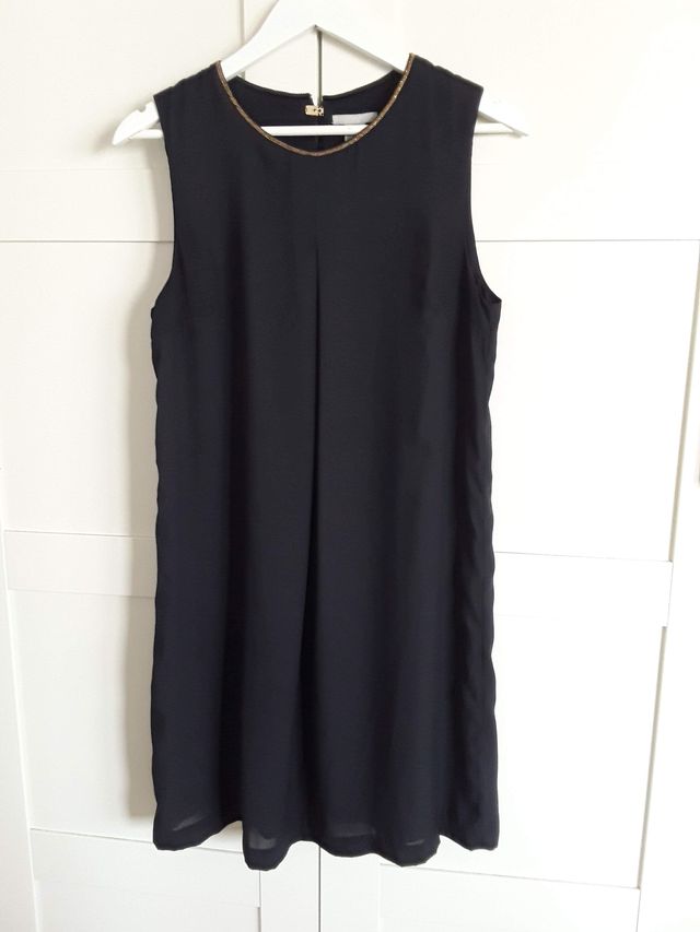 Vestido H&M azul marino talla 40