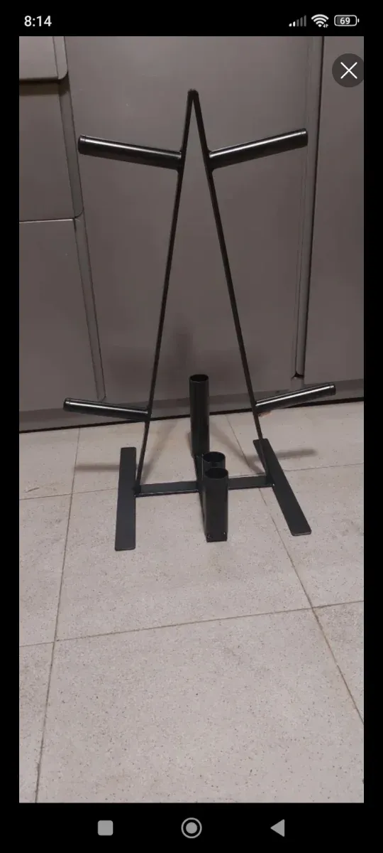 Soporte organizador discos de pesas