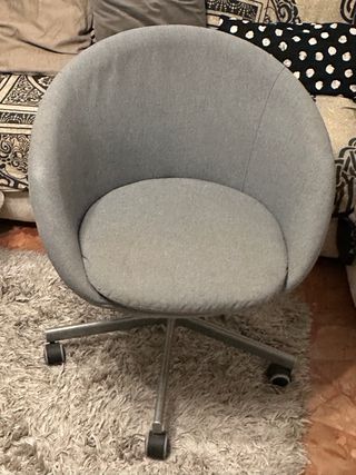 Sedia girevole Ikea Skruvsta grigia
