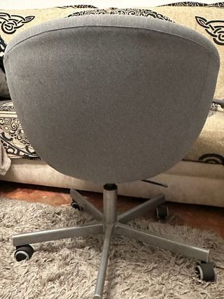 Sedia girevole Ikea Skruvsta grigia