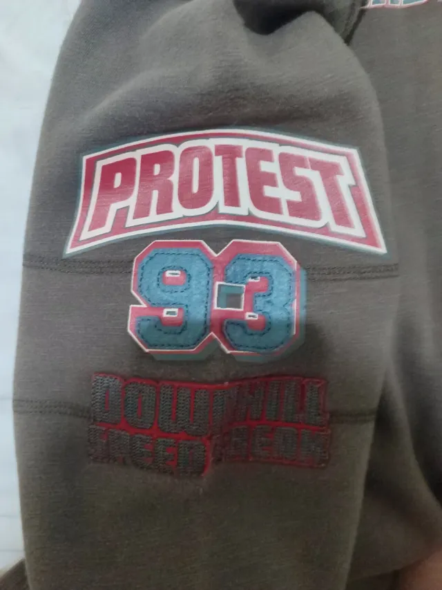 Sudadera Protest boarwear verde oscuro hombre