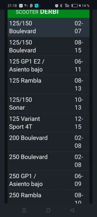 2 Filtros Aceite HiFlo HF183 Scooter Piaggio