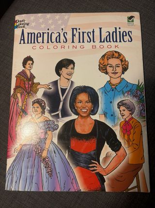 America's First Ladies Coloring Book