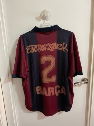 Camiseta Travis Scott FC Barcelona Retro Skeleton