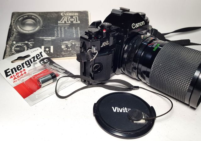 Canon A-1 con Vivitar 28-85mm f/3.5-4.5
