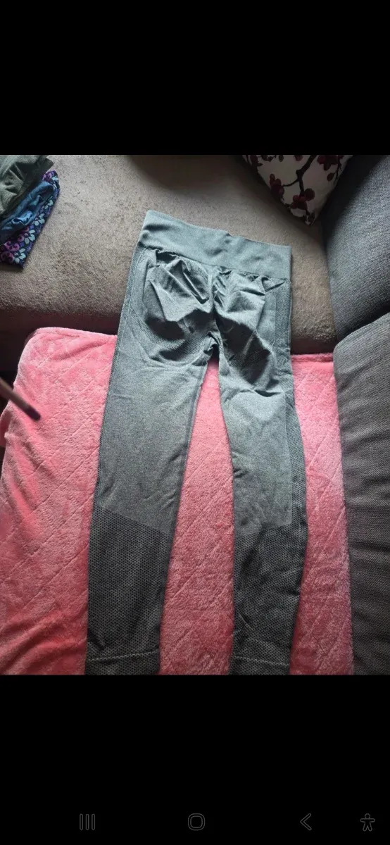 Leggings grises talla M