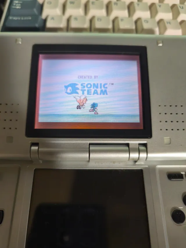 Nintendo DS Fat prata