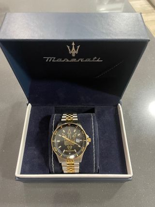 Reloj Maserati Dorado y Plateado