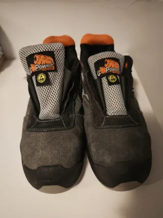 Zapatos de seguridad U-Power grises y naranjas