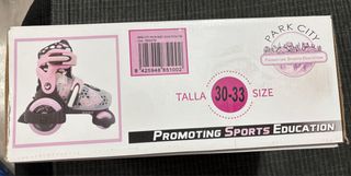 Patines Park City niña talla 30-33 rosa