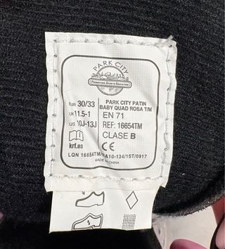 Patines Park City niña talla 30-33 rosa