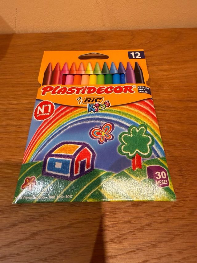 Pinturas Plastidecor BIC Kids 12 colores