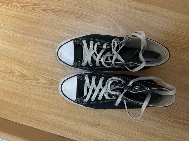 Converse negras altas