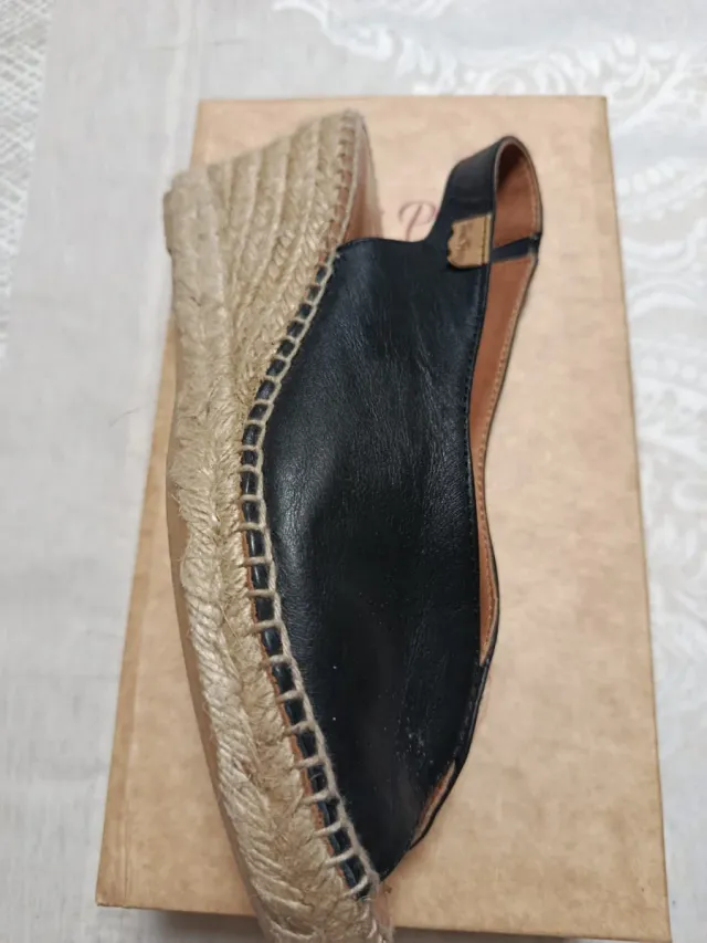 Cuñas Piel Negro Tony Pons Talla 37