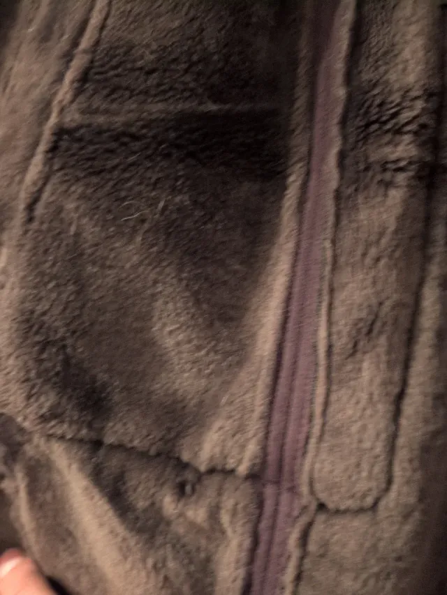 Abrigo Bershka Piel Vuelta Talla M/L