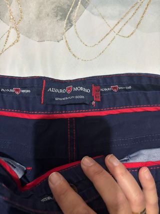 Pantalón Alvaro Moreno Azul Marino
