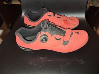 Zapatillas Ciclismo Carretera Specialized Roja