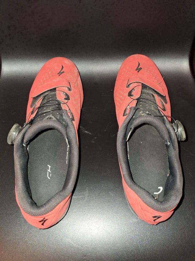 Zapatillas Ciclismo Carretera Specialized Roja