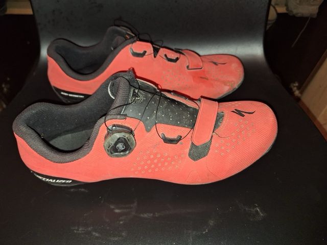 Zapatillas Ciclismo Carretera Specialized Roja