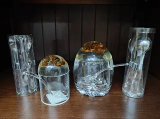 Set di zuccheriere e cucchiaini per caffè