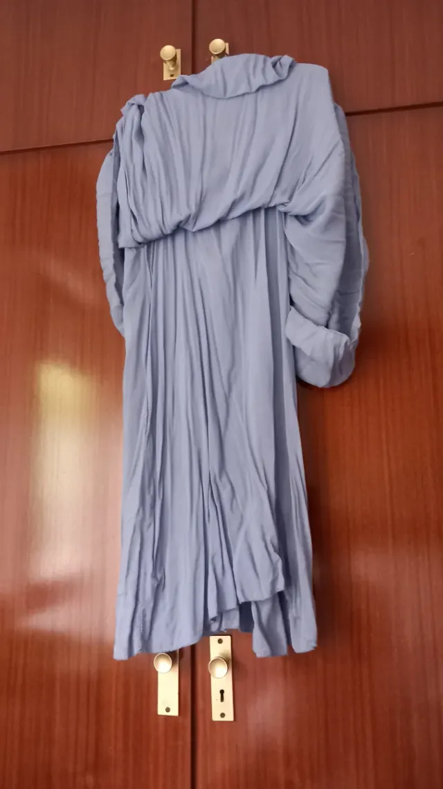 Vestido verano asimétrico azul