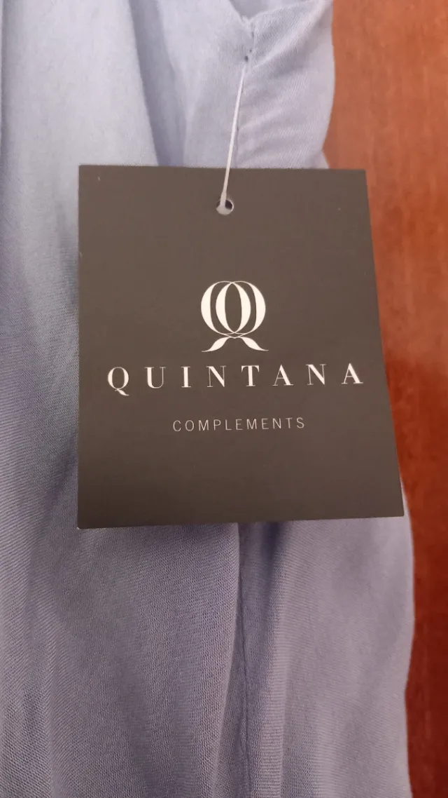 Vestido verano asimétrico azul