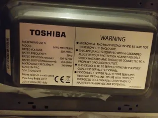 Microondas Toshiba MW2-MM20P(BK)