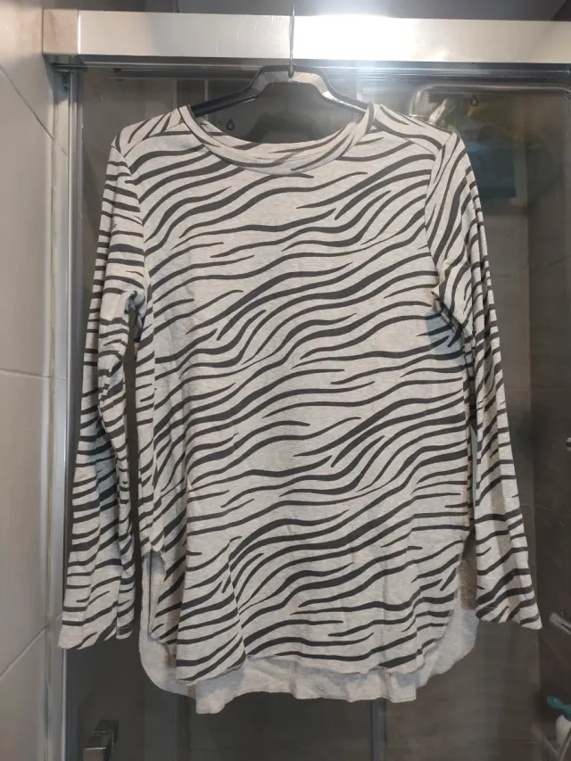 Jersey estampado cebra talla M