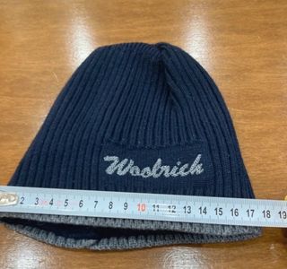 Cappello Woolrich a coste con logo
