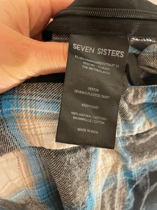 Falda Seven Sisters Talla M Cuadros