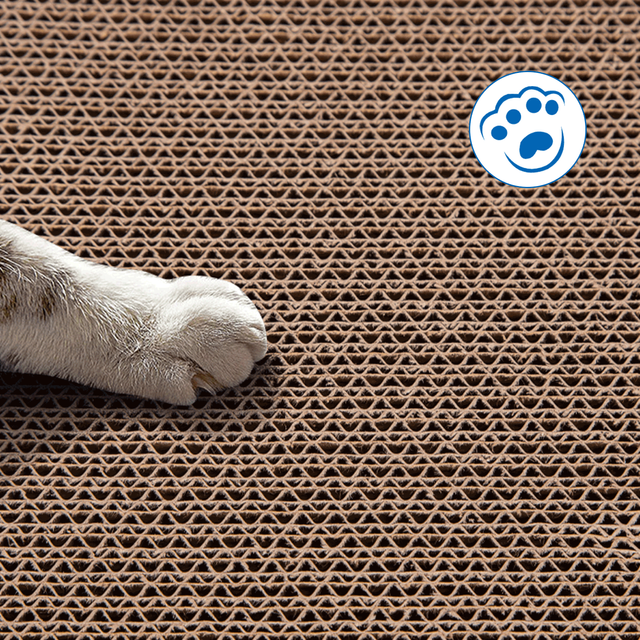 Rascador para Gatos Cartón Ondulado 43x25x5cm