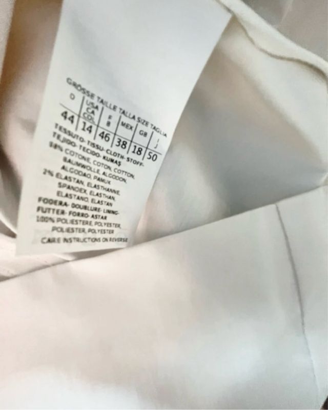 Giacca Emme Marella bianca e gialla