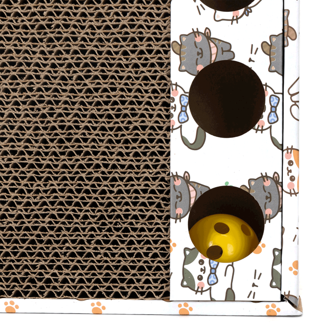 Rascador para gatos 2 en 1