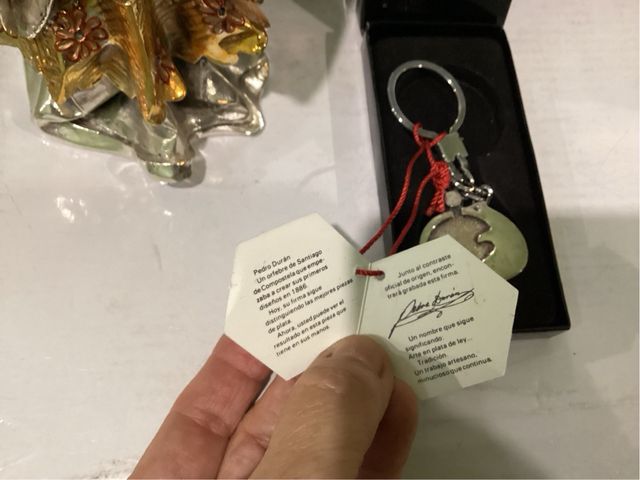 Llavero Pedro Durán Plata Firmada Nuevo