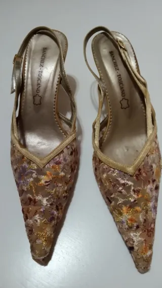 Zapatos de fiesta bordados Sanchez Toscano