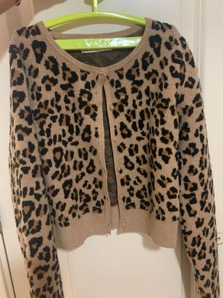 Jersey leopardo beige y marrón