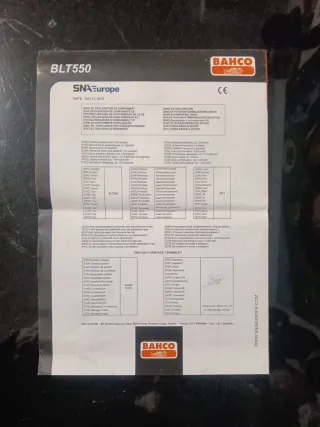 Pistola Láser Bahco BLT550.