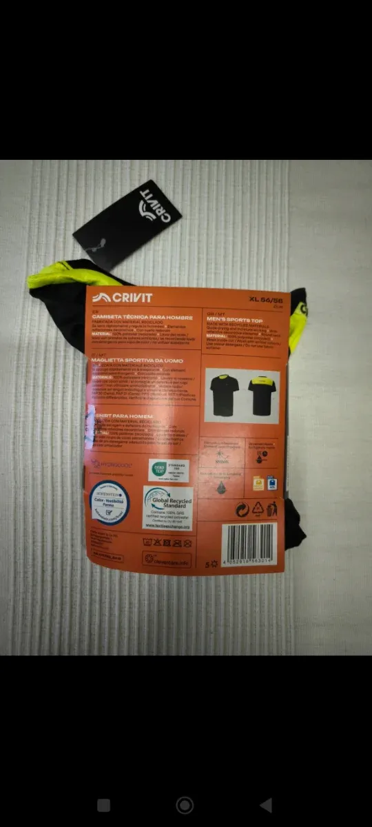 Camiseta deportiva técnica hombre